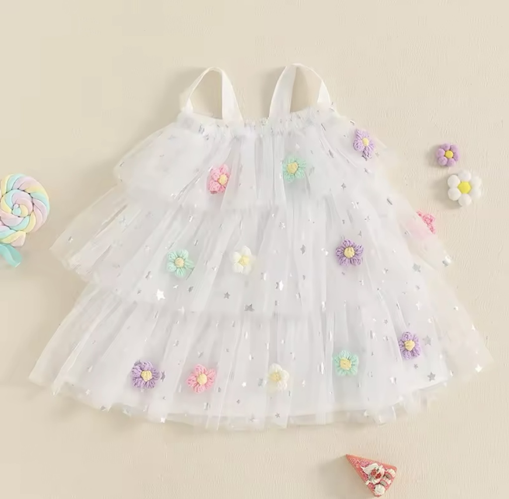 Vestido primaveral blanco