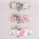 Diadema floral pastel