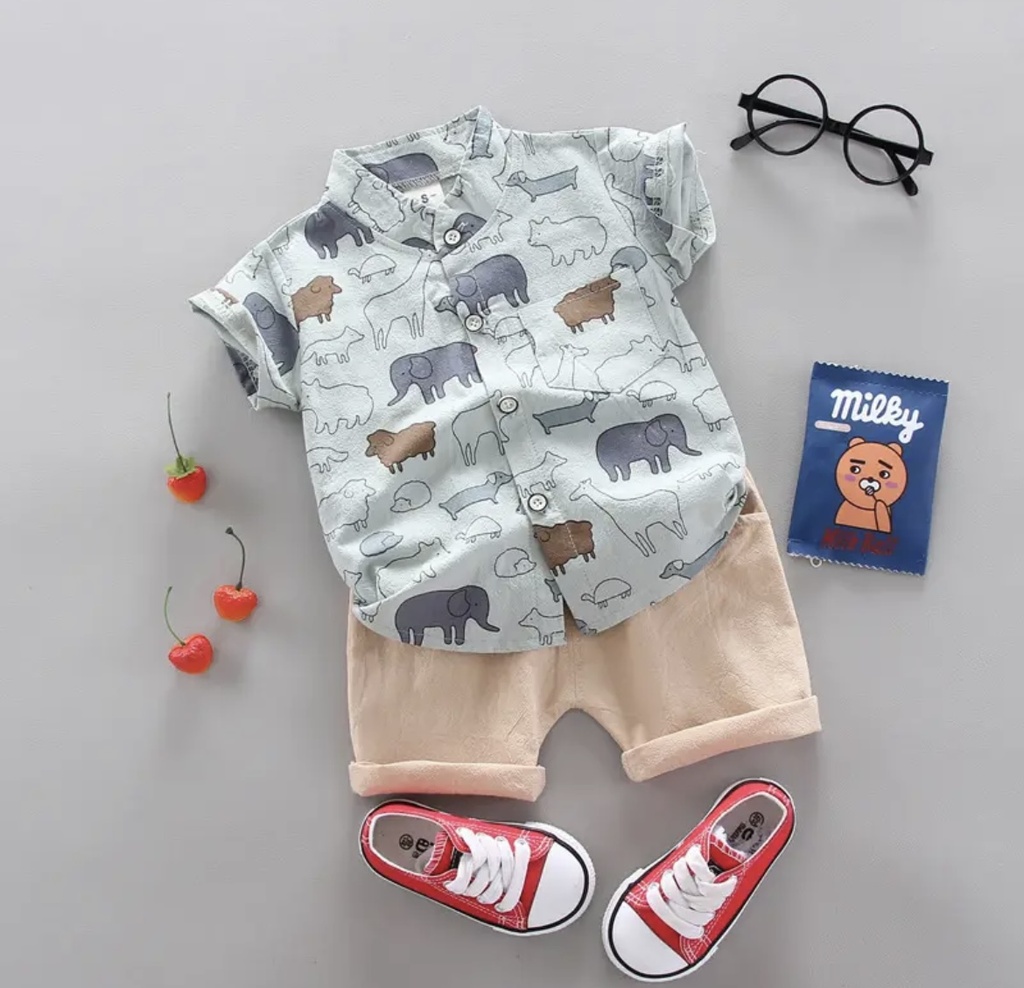 Conjunto tropical verde