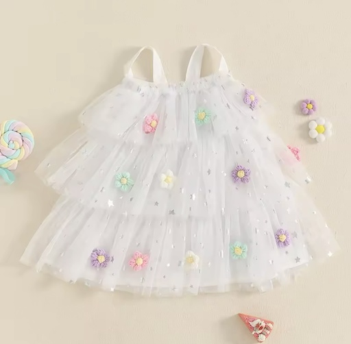 Vestido primaveral blanco